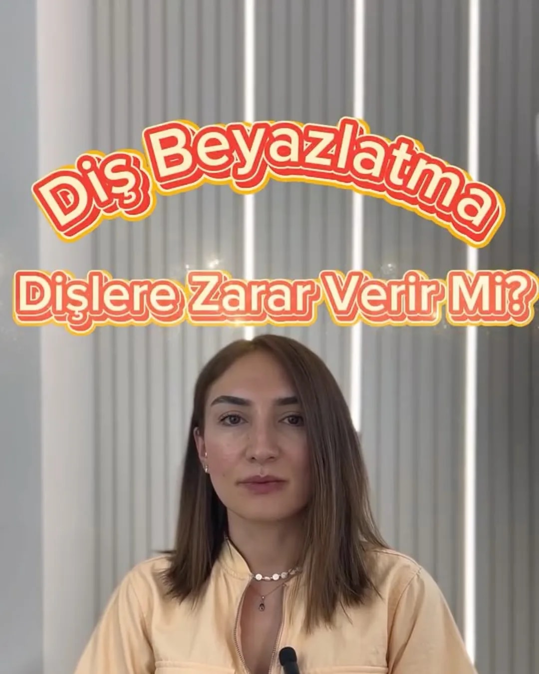 Hekimimiz diş beyazlatmanın dişlere zarar verip vermediğini anlatıyor