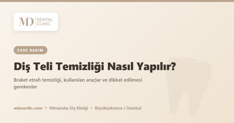 Diş Teli Temizliği Nasıl Yapılır? – Mimar Diş Ağız ve Diş Sağlığı Polikliniği, Mimaroba/Büyükçekmece